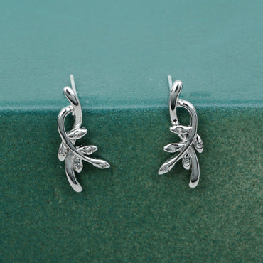 MAIRA 925 Sterling Silver Contemporary Simple Earrigs Set for Girls / Women