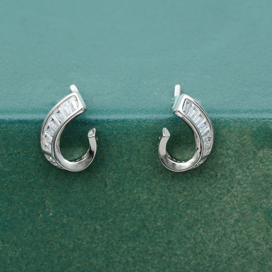 MAIRA Stylish 925 Sterling Silve Contemporary Office wear Earrings for Women