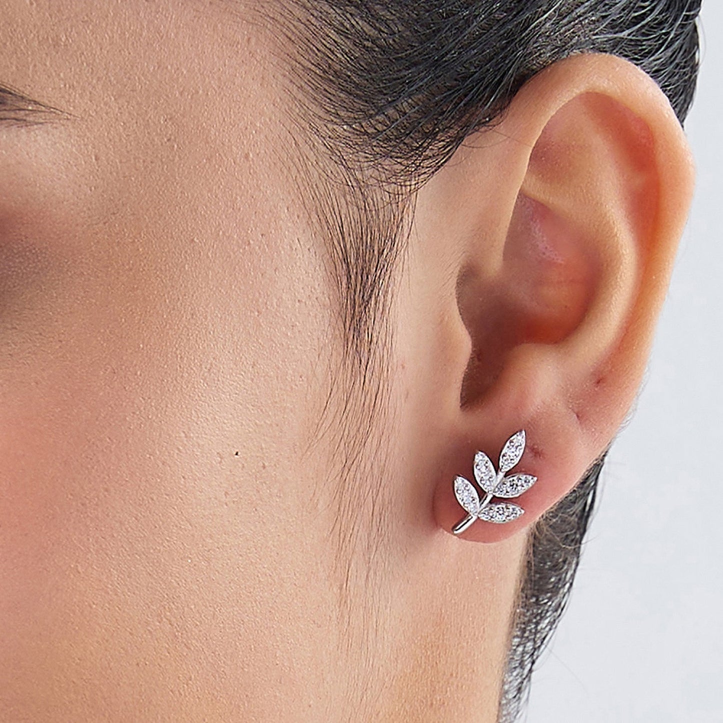 MAIRA multi Leaf Swiss Zirconia Stylish Earrings / Valentine Gift for Girls / Women