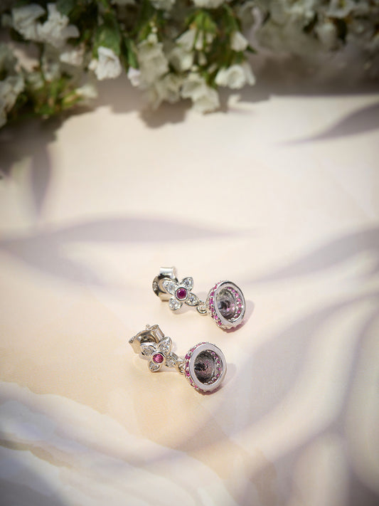 MAIRA mini Jhumki 925 Sterling Silver Earrings set for Girls