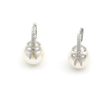 MAIRA Pearl 925 Sterling Silver Earrings for Women