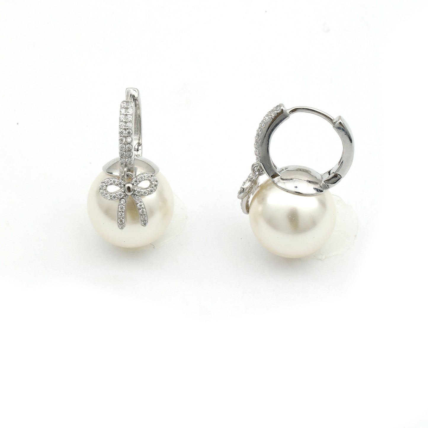 MAIRA Pearl 925 Sterling Silver Earrings for Women