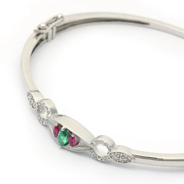 MAIRA 925 Sterling Silver Kada for Women