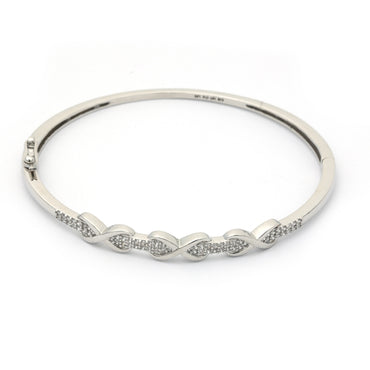 MAIRA 925 Sterling Silver Infinity Heart Kada Jewellery / Gift for Women