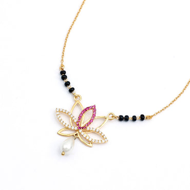Maira Sterling Silver Kamalini Mangalsutra