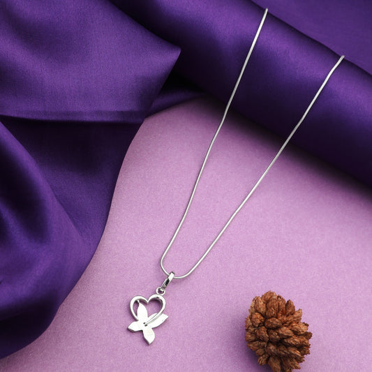 MAIRA 925 Sterling Silver Classic Pendant Chain for Girls