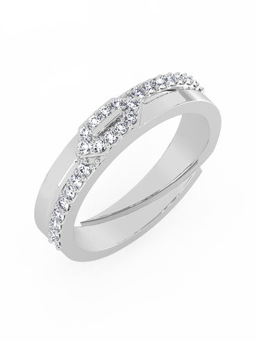 MAIRA 925 Sterling Silver Jewellery Ring with Cubic Zirconia | Hypoallergenic | Anti Tarnish |Valentine Gift For Women & Girls | 6 Months Warranty