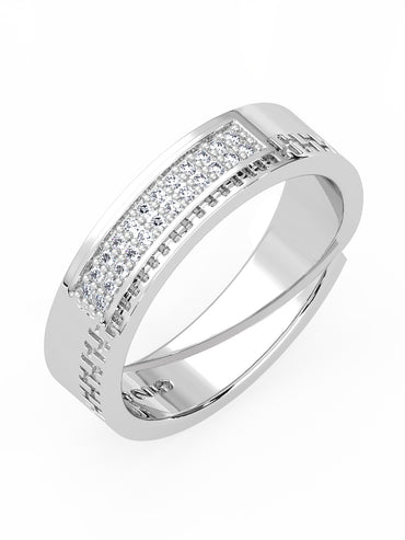 MAIRA Pure Real 925 Sterling Silver Adjustable Ring Band | Valentine Gift for Women and Girls | Multiple Design Options