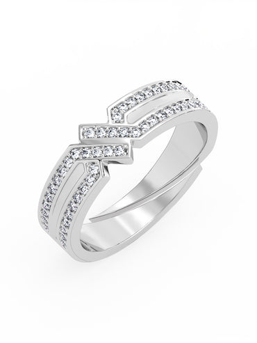 MAIRA 925 Sterling Silver Adjustable Ring For Women & Girls | Hypoallergenic | Valentine Gift For Her | 6 Months Warranty