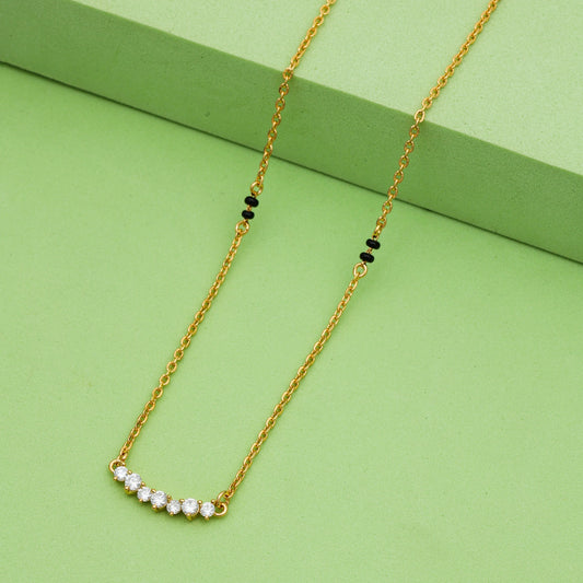 Maira Sterling Silver The Aria Sparkle Mangalsutra