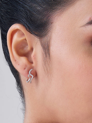 Maira Sterling Silver Ripples Earrings