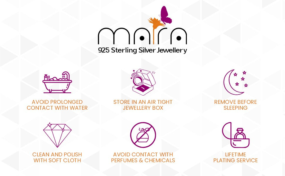 MAIRA Ruby 925 Sterling Silver Dailywear Bracelet Jewellery for Women / Gift for Women