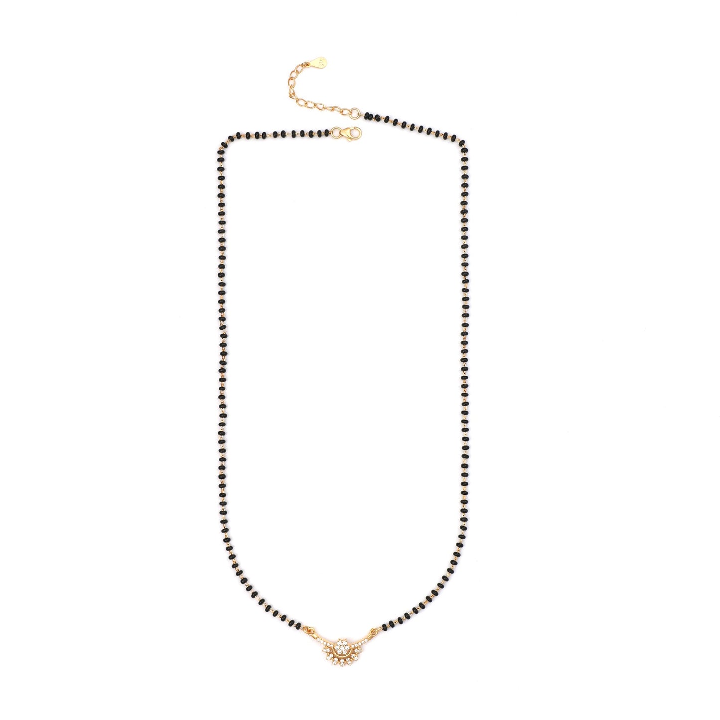 Maira Sterling Silver Chandrika Bloom Mangalsutra
