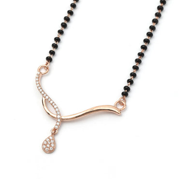 Maira Sterling Silver The Aurelia Wave Mangalsutra