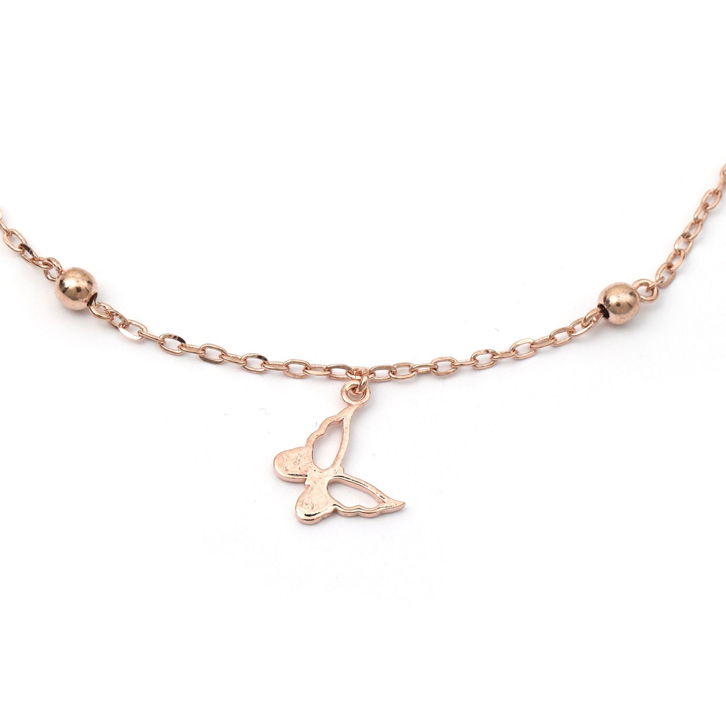 Maira Sterling Silver Butterfly Charm Bracelet