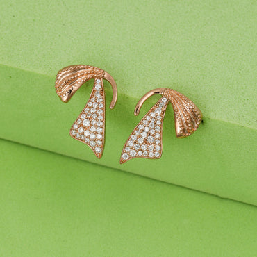 Maira Sterling Silver Ribbon Dangle Earrings