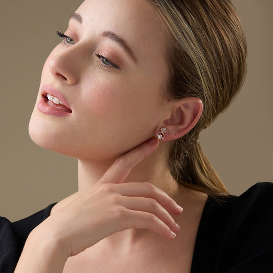 Maira Sterling Silver Clover Dance Drop Earrings