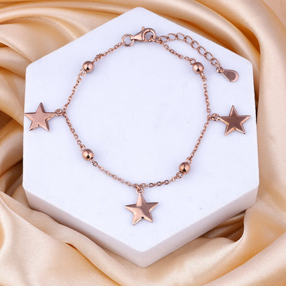 Maira Sterling Silver Celestial Trace Bracelet