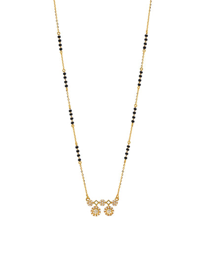 Maira Sterling Silver Eternal Circles Mangalsutra