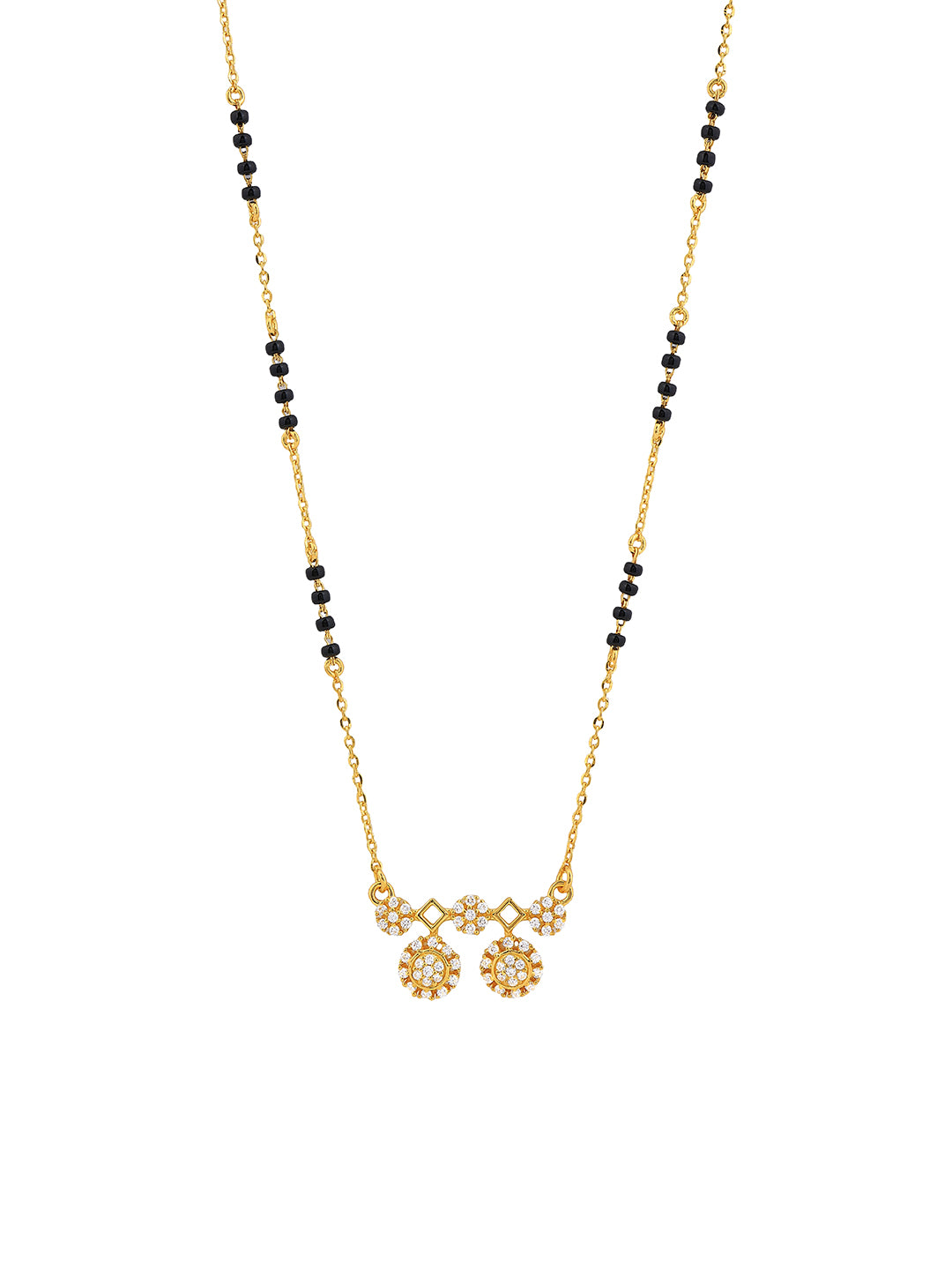 Maira Sterling Silver Eternal Circles Mangalsutra