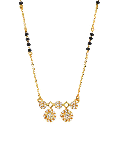 Maira Sterling Silver Eternal Circles Mangalsutra