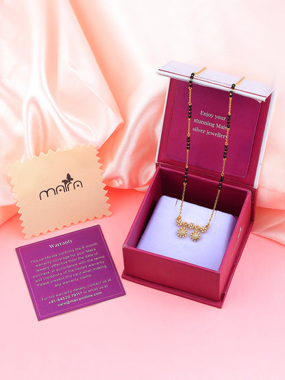 Maira Sterling Silver Eternal Circles Mangalsutra