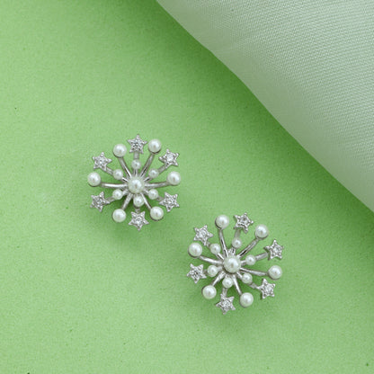 Maira Sterling Silver Astral Radiance Earrings