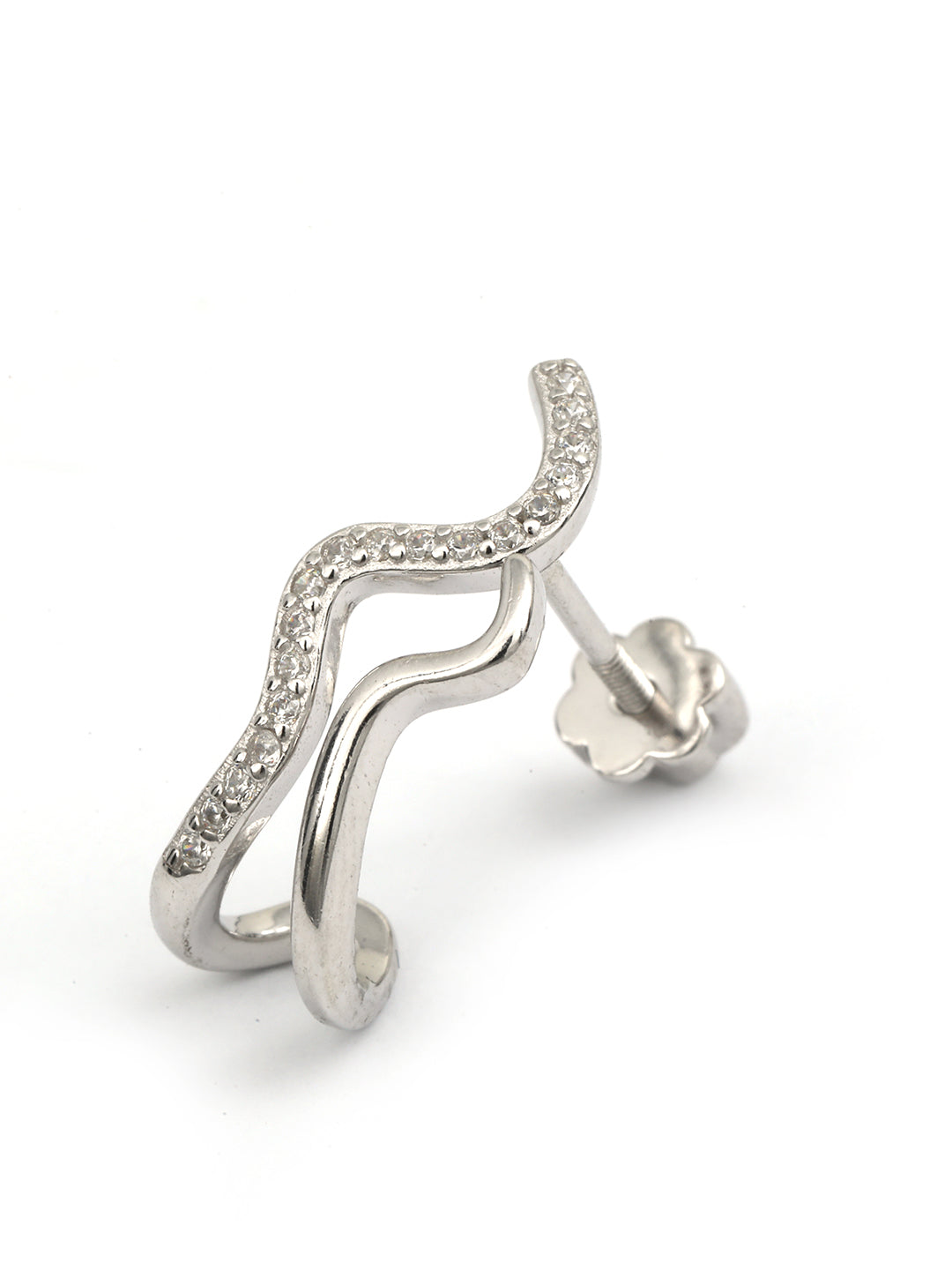 Maira Sterling Silver Ripples Earrings