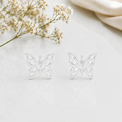 Butterfly Shape Elegant Cutwork Stud