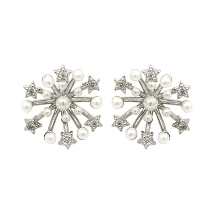 Maira Sterling Silver Astral Radiance Earrings