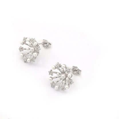 Maira Sterling Silver Astral Radiance Earrings