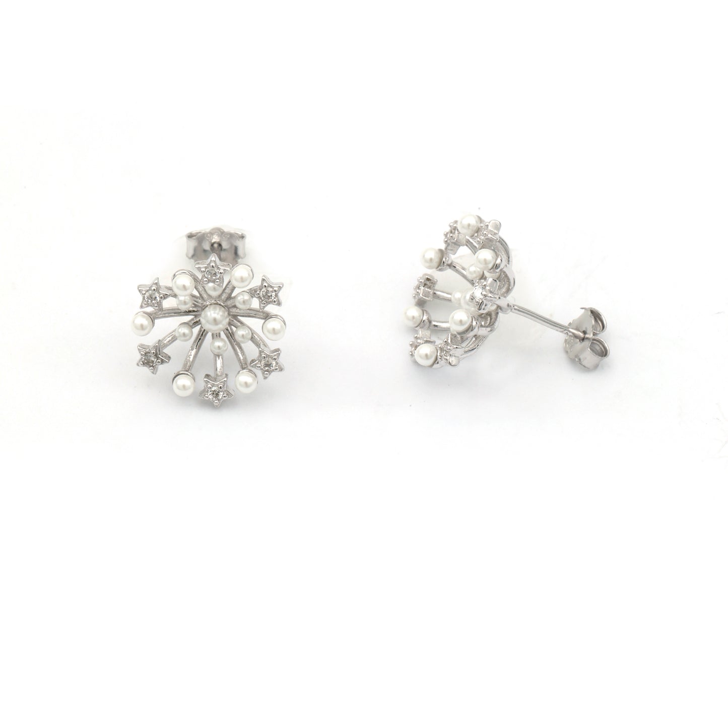 Maira Sterling Silver Astral Radiance Earrings