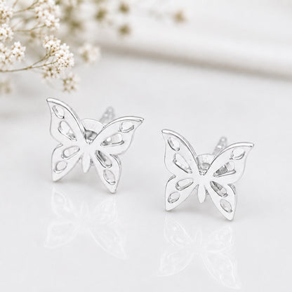 Butterfly Shape Elegant Cutwork Stud