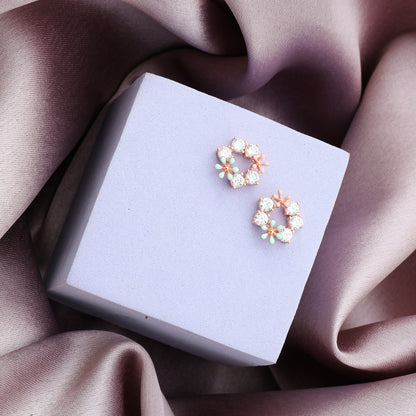 Maira Sterling Silver Eternity Hoop Earrings