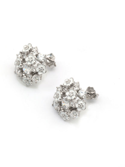Maira Sterling Silver Floret Earrings