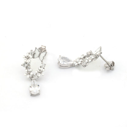 Maira Sterling Silver Starlight Garland Earrings