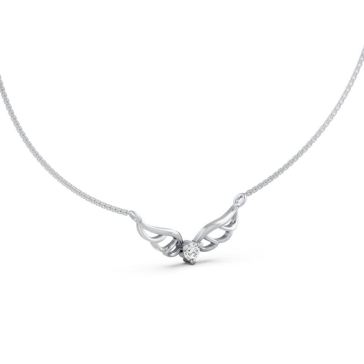 Celestial Wings Gold Plated Necklace
