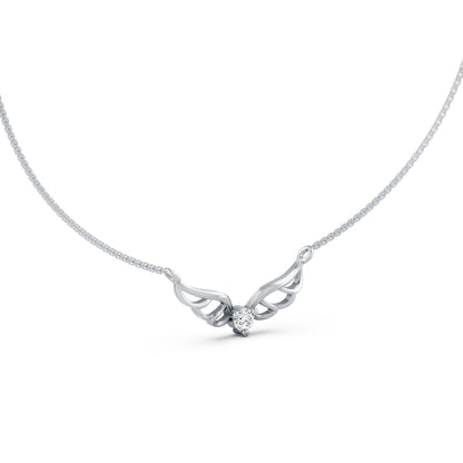 Celestial Wings Gold Plated Necklace