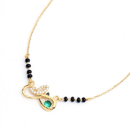 Maira Sterling Silver Infinity Mangalsutra