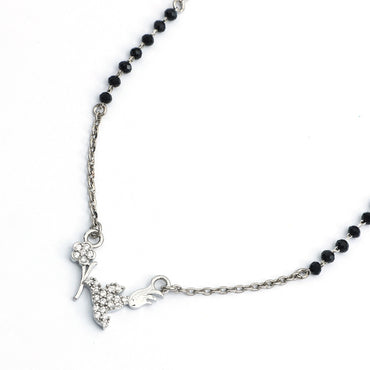 Maira Sterling Silver The Avian Bloom Mangalsutra