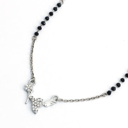 Maira Sterling Silver The Avian Bloom Mangalsutra