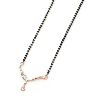 Maira Sterling Silver The Aurelia Wave Mangalsutra