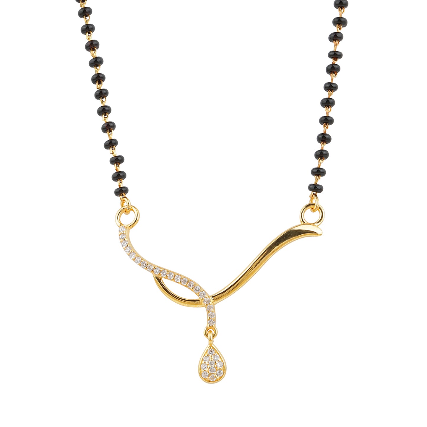 Maira Sterling Silver The Serene Wave Mangalsutra