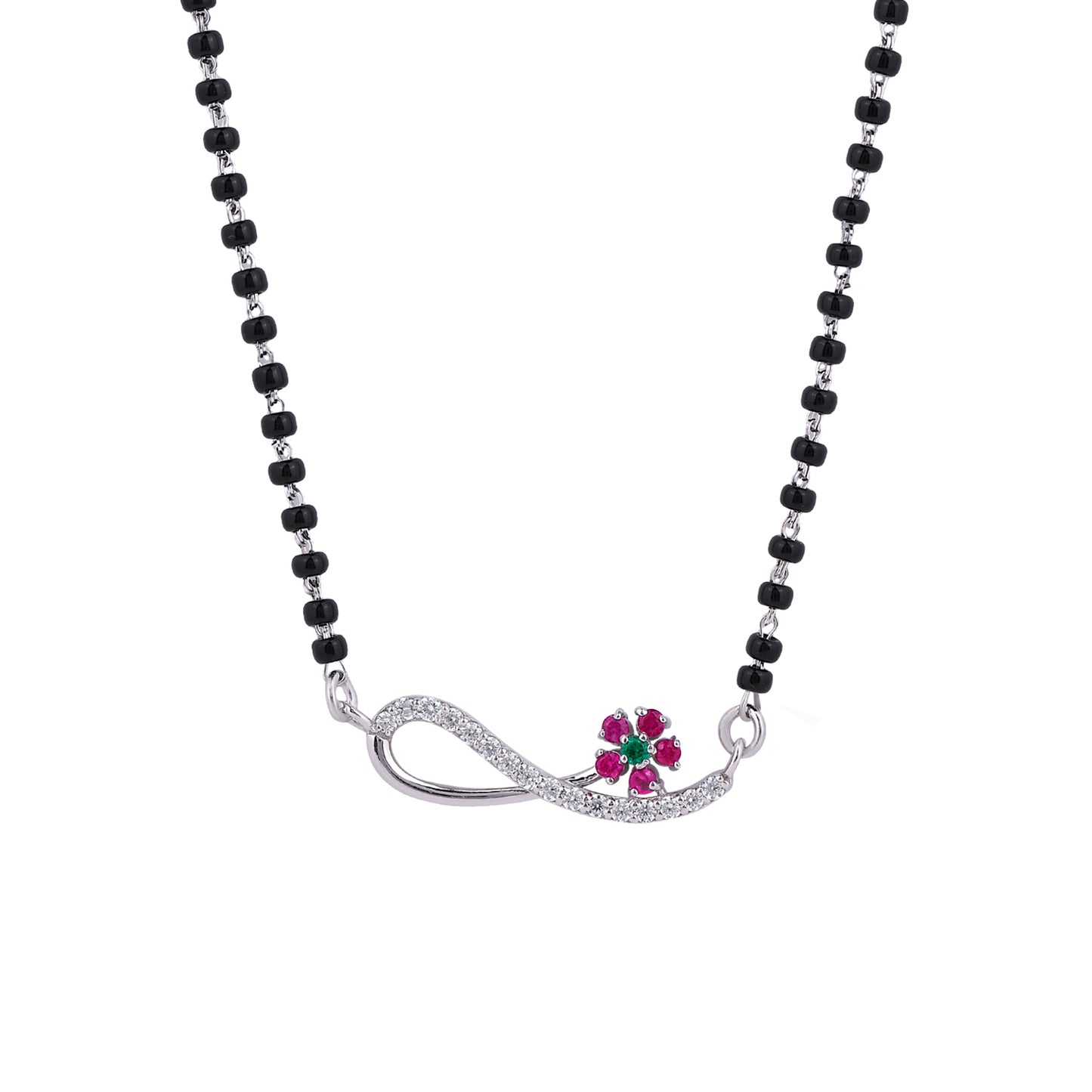 Maira Sterling Silver Akshara Infinity Mangalsutra