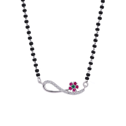 Maira Sterling Silver Akshara Infinity Mangalsutra