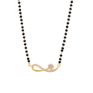 Maira Sterling Silver Akshara Infinity Mangalsutra