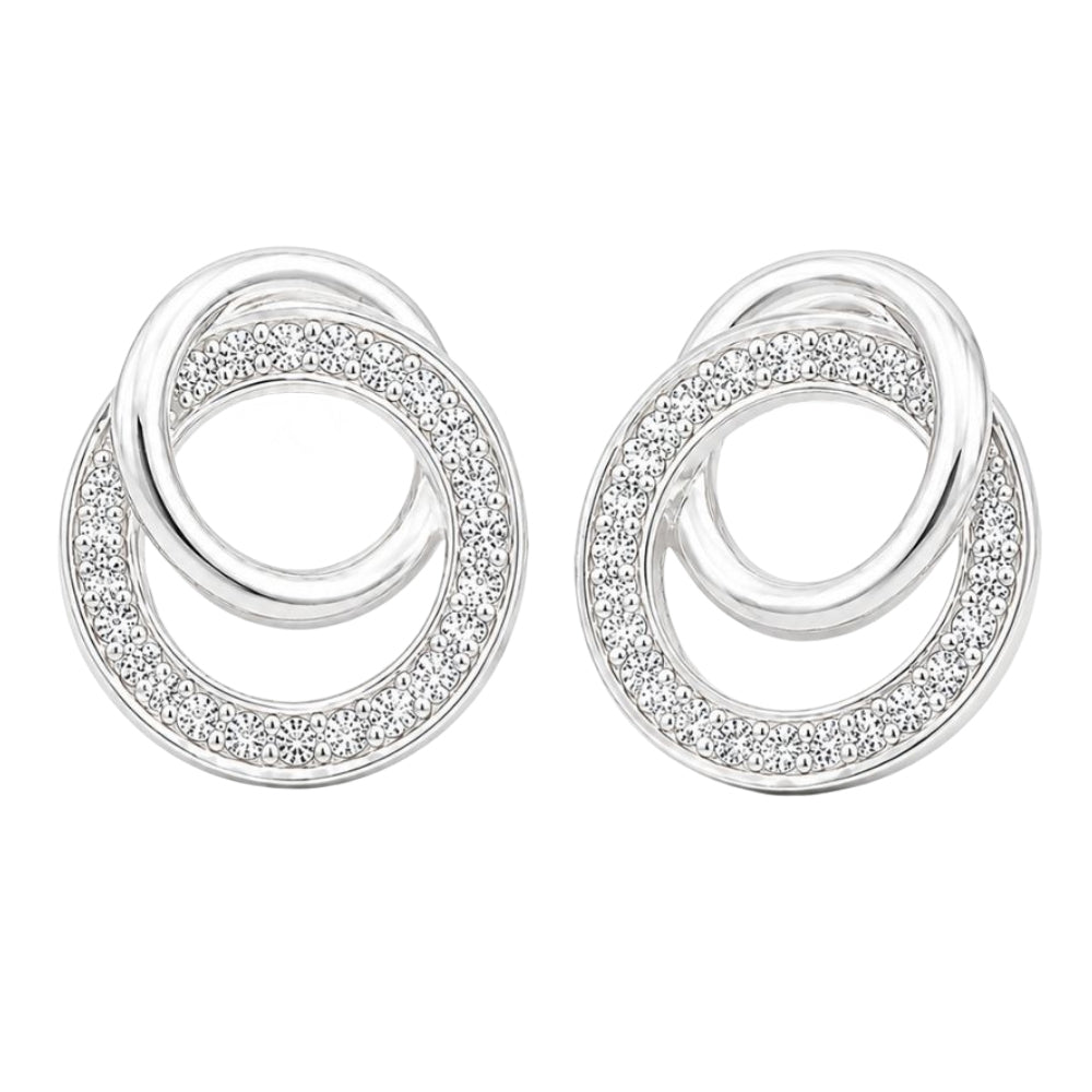 Double Circle Interlock Earrings