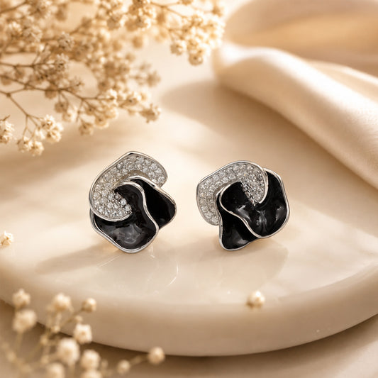 Midnight Bloom Studs