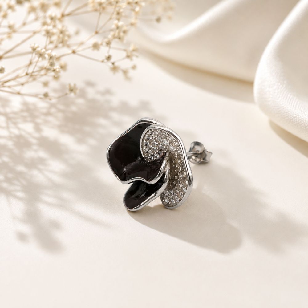 Midnight Bloom Studs