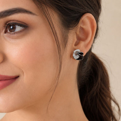 Midnight Bloom Studs